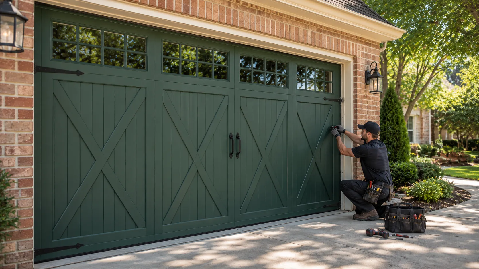 New Garage Door Installation for Westfield Homes
