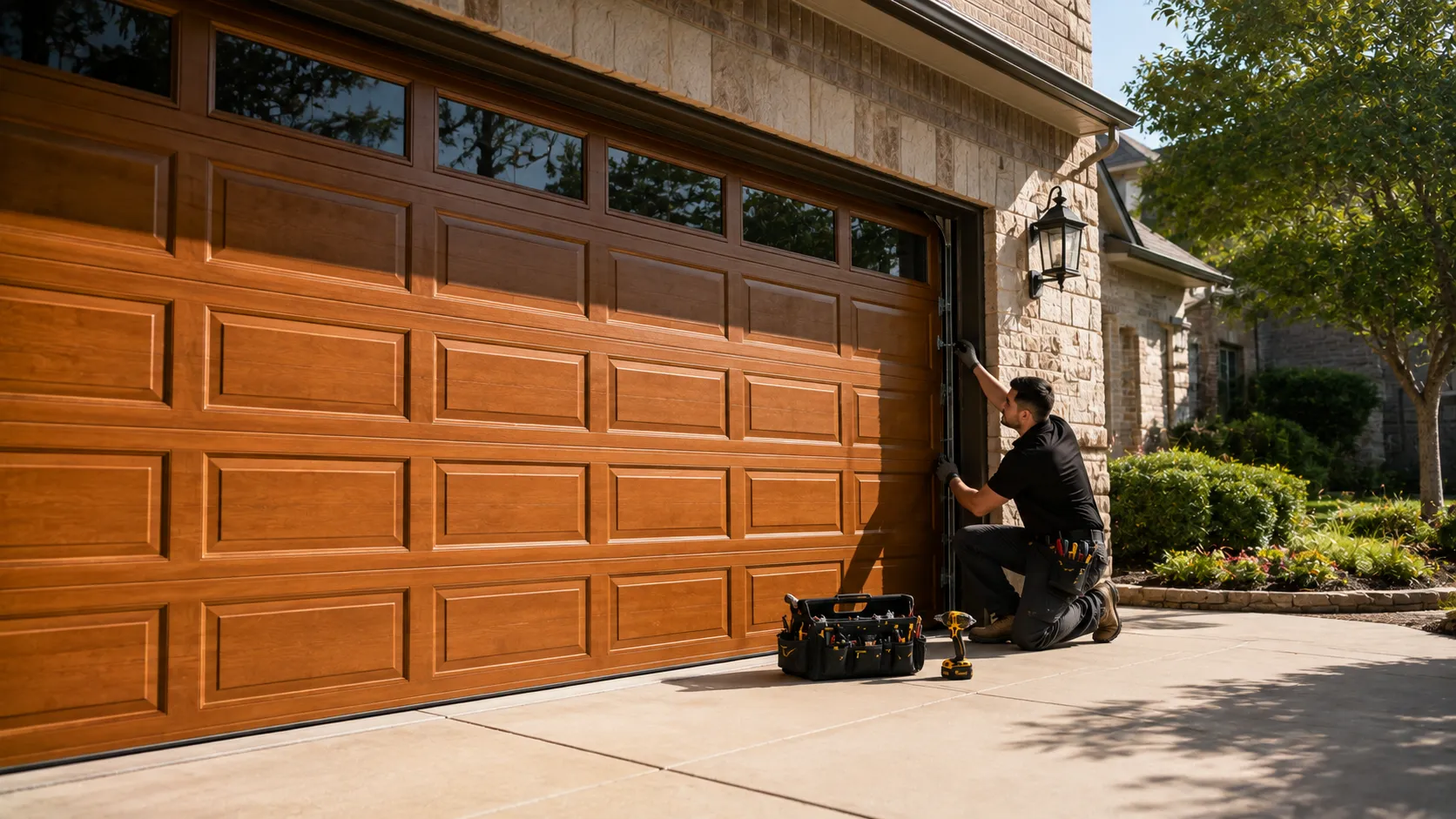 Garage door guides for Springfield homeowners