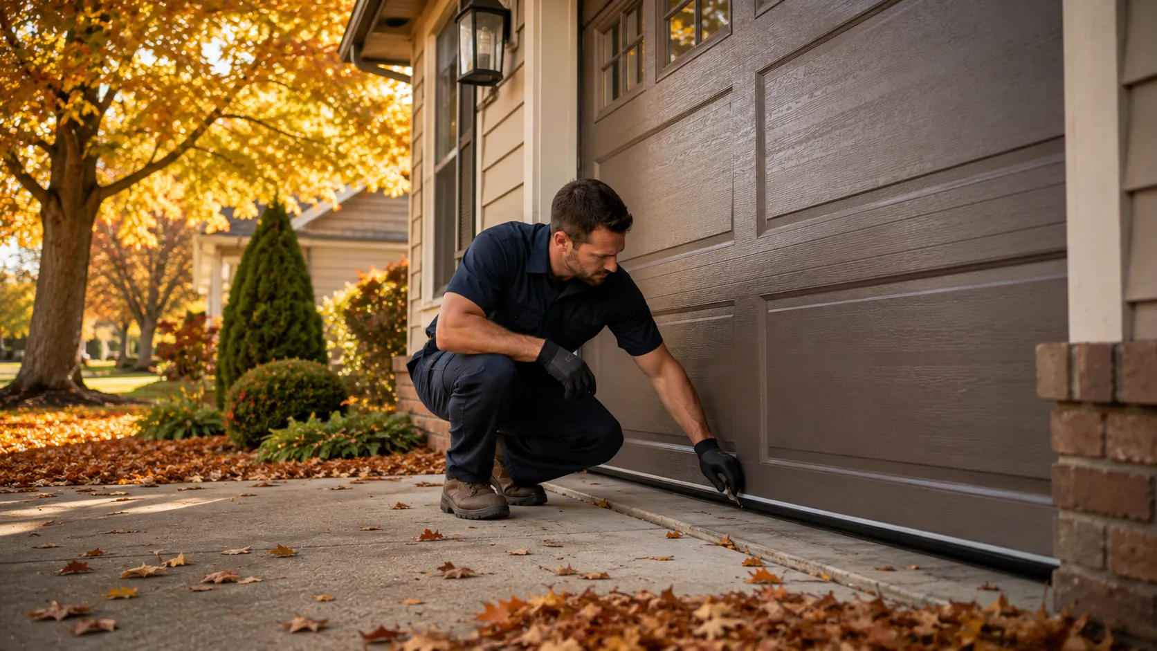 What Cold Actually Does to a Springfield Garage Door