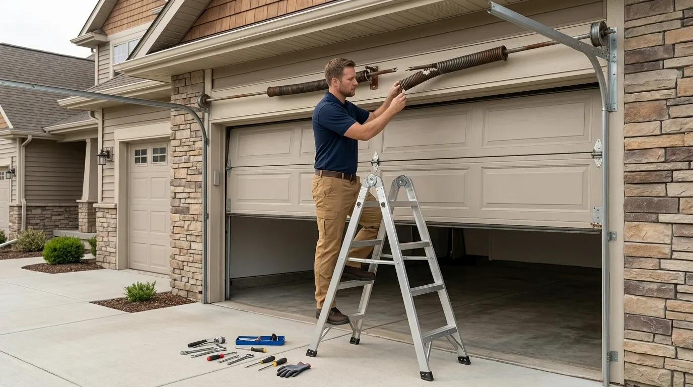 Repaired & tested - Springfield garage door service