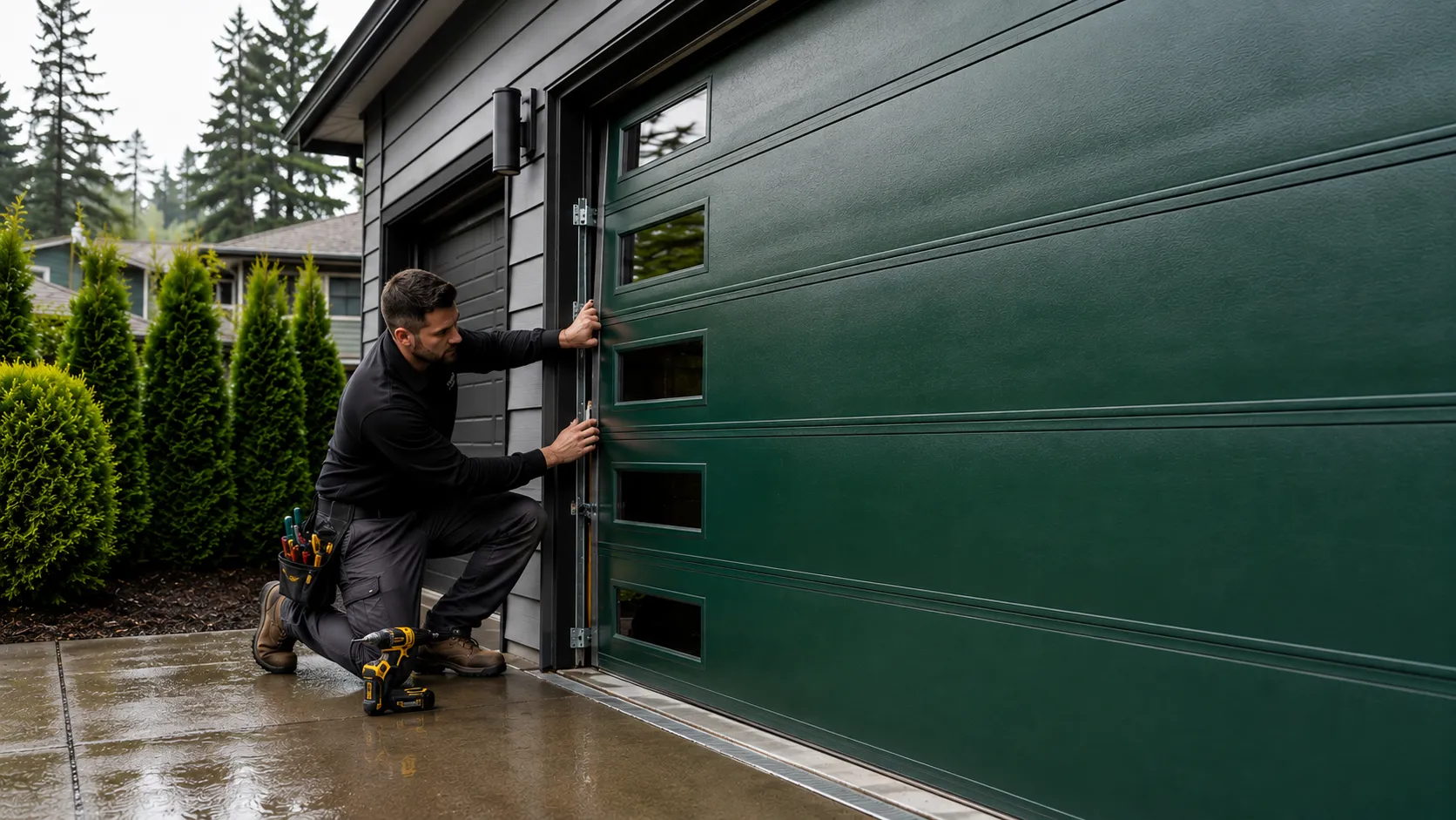 Garage Door Opener Installation for Longmeadow Homes
